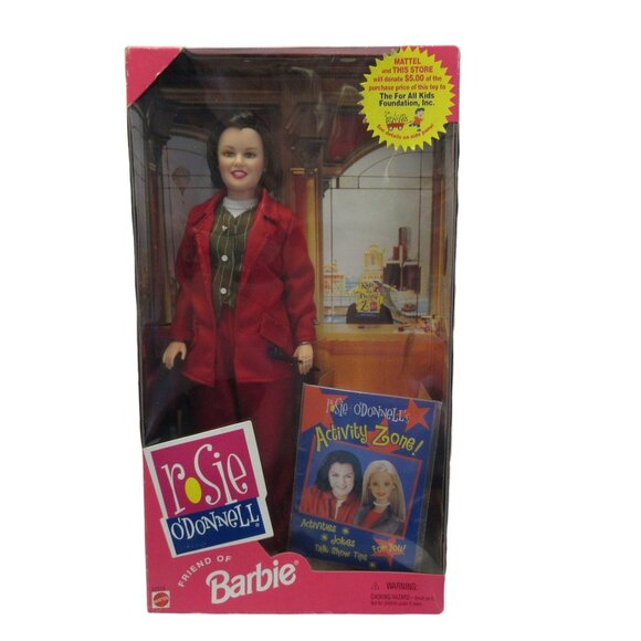 Rosie O Donnell Doll Friend Of Barbie Collector Mattel - Vintage - Picture 1 of 4